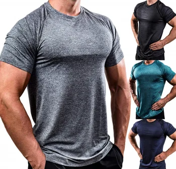 Спортивная футболка, Мужские компрессионные рубашки для спортзала, мужская эластичная дышащая быстросохнущая рубашка на заказ 18