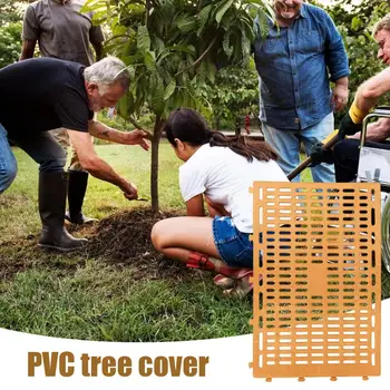 Средство для стимулирования роста деревьев ПВХ-защита для деревьев, Устойчивая к ультрафиолетовому излучению Защита для деревьев, Эластичность вентиляции, ПВХ-защита для коры растений Незаменима