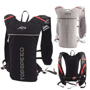 Сумка для бега INOXTO, велосипедный рюкзак, сумка для велоспорта, мужские спортивные сумки для гидратации, легкий водонепроницаемый рюкзак для езды на велосипеде 5