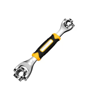 Торцевой ключ 48 в 1, поворотный гаечный ключ, работа со шлицевыми болтами, гаечный ключ с вращением на 360 градусов, Универсальный ручной инструмент для ремонта мебели и автомобилей.