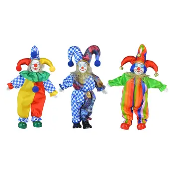 Треугольная Кукла, Украшение на Хэллоуин, Подарок, Подвижные Суставы, Кукла-Клоун для декора 19