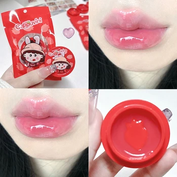Увлажняющий блеск для губ Crystal Jelly, Зеркальная вода, жидкая помада, стойкий сексуальный макияж для губ, придающий губам более пухлый оттенок, Корейская косметика