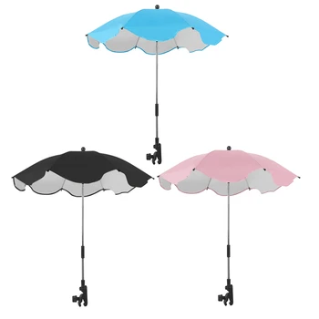 Универсальная защита от ультрафиолета, зонт для детской коляски, водонепроницаемый зонт для коляски