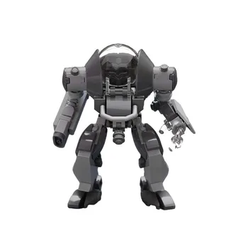 Управляемый робот MOC-91099 mecha может сидеть на человеке и собирать игрушечную модель мальчика из мелких частиц 8