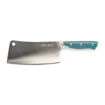 Фирменный 7-дюймовый нож-колун из нержавеющей стали, трубогиб Teal Mini 13