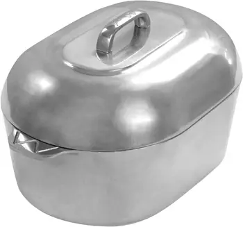 Форма для запекания с крышкой - 15-дюймовая форма для запекания - Удобная овальная посуда 4
