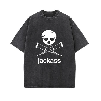 Футболка для беременных с логотипом lassic Jackass, графическим принтом, футболка с круглым вырезом и коротким рукавом, топы для беременных, одежда для мамы, выстиранная винтажная футболка 20