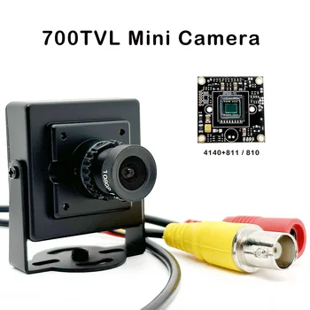 Цветная CCD Effio 4140 700TVL 811/810 Металлическая мини-камера Аналогового видеонаблюдения CVBS 3