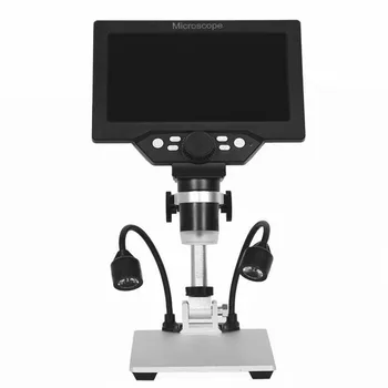 Цифровой микроскоп G1200 для пайки 7-дюймовый большой ЖК-дисплей с 12-мегапиксельной лупой с непрерывным увеличением 1-1200X 15