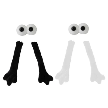 Черно-белые носки для пар с мультяшными глазами, 1 пара носков для пары знаменитостей клуба 18