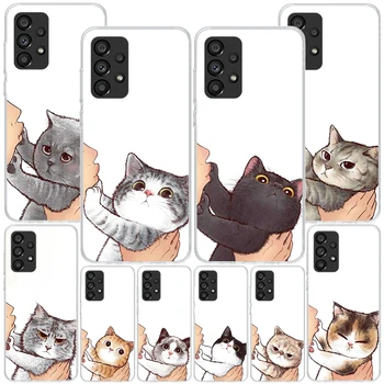 Чехол Kiss My Lovely Cat Kitten Phnoe для Samsung Galaxy A14 A54 A34 A24 A13 A53 A33 A23 A52 A12 A32 A22 A03S A02S A04S Unique Co 16