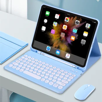 Чехол-клавиатура для Samsung Galaxy Tab S6 Lite 10,4-дюймовый чехол для Tab S6 Lite 10,4 P610 P615 клавиатура Funda