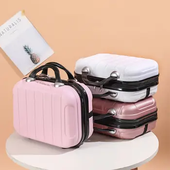 чокук Макьядж Seti Модный тренд новая женская шкатулка для макияжа ручной чемодан принцессы свадебная коробка 14-дюймовая сумка для ручной клади 1