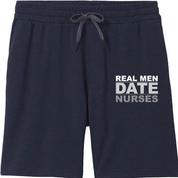 Шорты для настоящих мужчин для свиданий с медсестрами для мужчин -Забавные мужские шорты для пар бойфрендов для мужчин, персонализированные шорты Slim Fit, уникальные