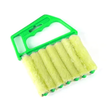 Щетка для мытья окон, Тряпка для чистки кондиционера из микрофибры, Средство для мытья жалюзи, Полотно для чистки Кухонный Инструмент 7