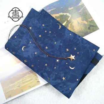 【Летняя ночь】Оригинальные обложки для блокнотов формата А5 А6 ручной работы, чехол-книжка, обложка для дневника из ткани ручной работы, в наличии 2
